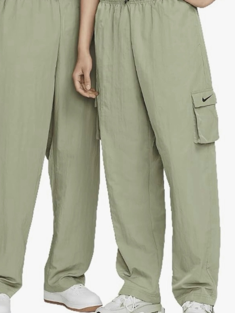 Nike Sportswear Essential Women's High-Rise Woven Cargo Pants Oil Green/Black M